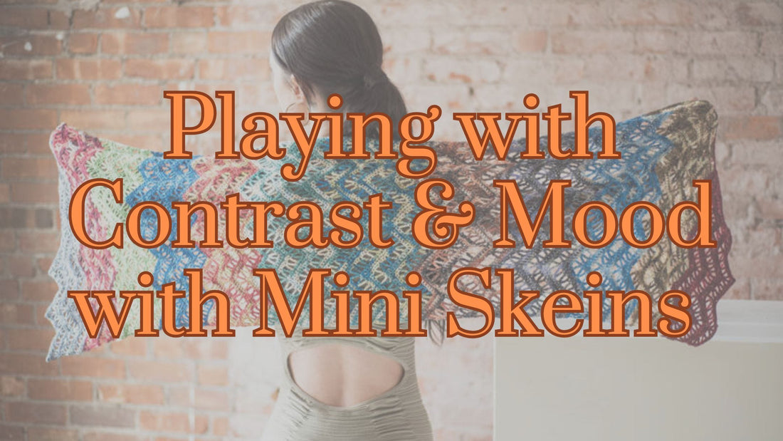 🌌 Mini Skein May, Week 3: Playing with Contrast & Mood in Mini Skein Crochet
