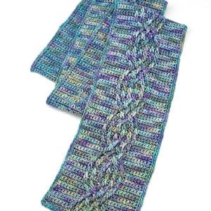 Celtic Cabled Scarf | Karen Whooley