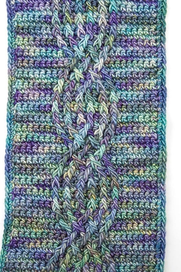 Celtic Cabled Scarf | Karen Whooley