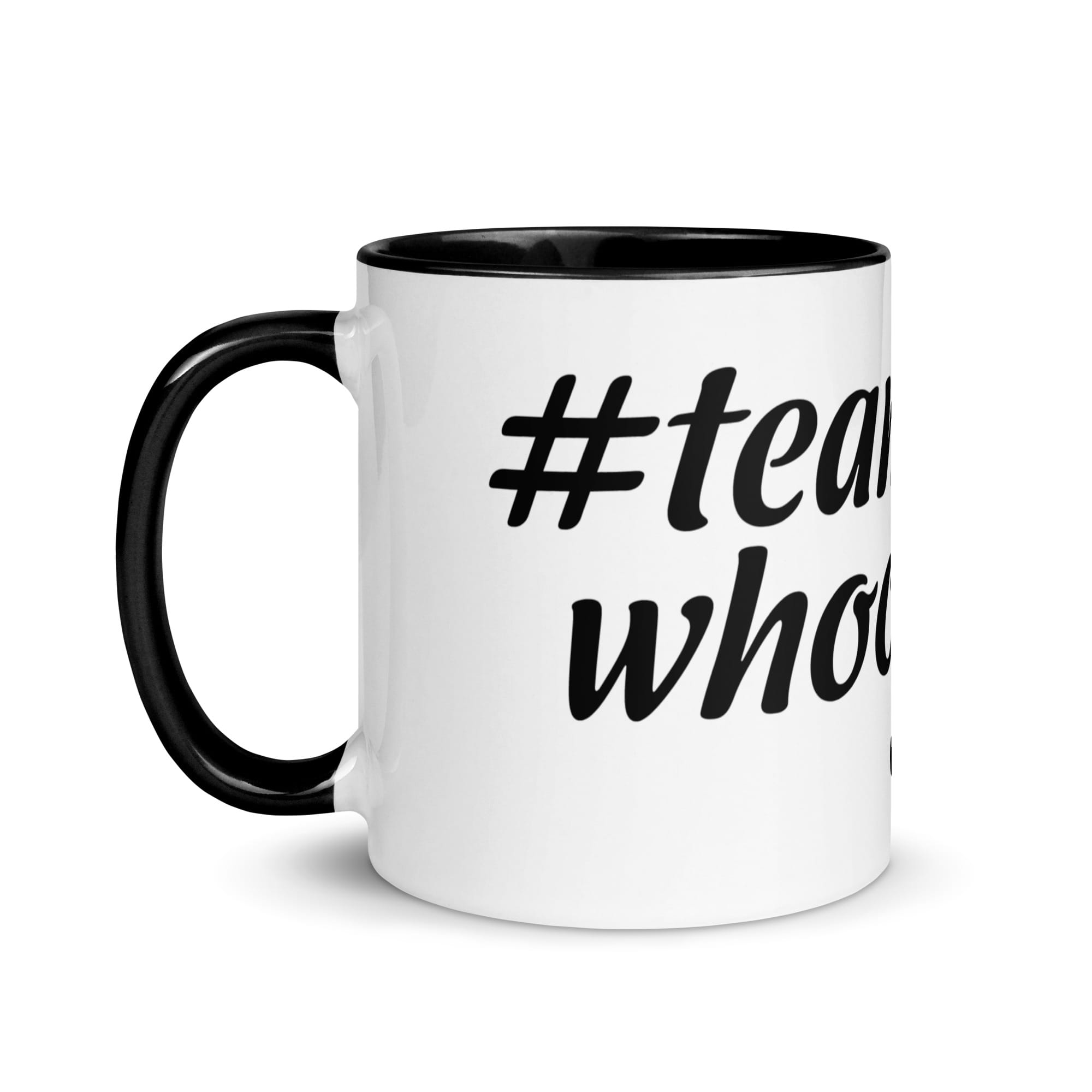 #teamwhooleygan Mug with Color Inside - Image 4