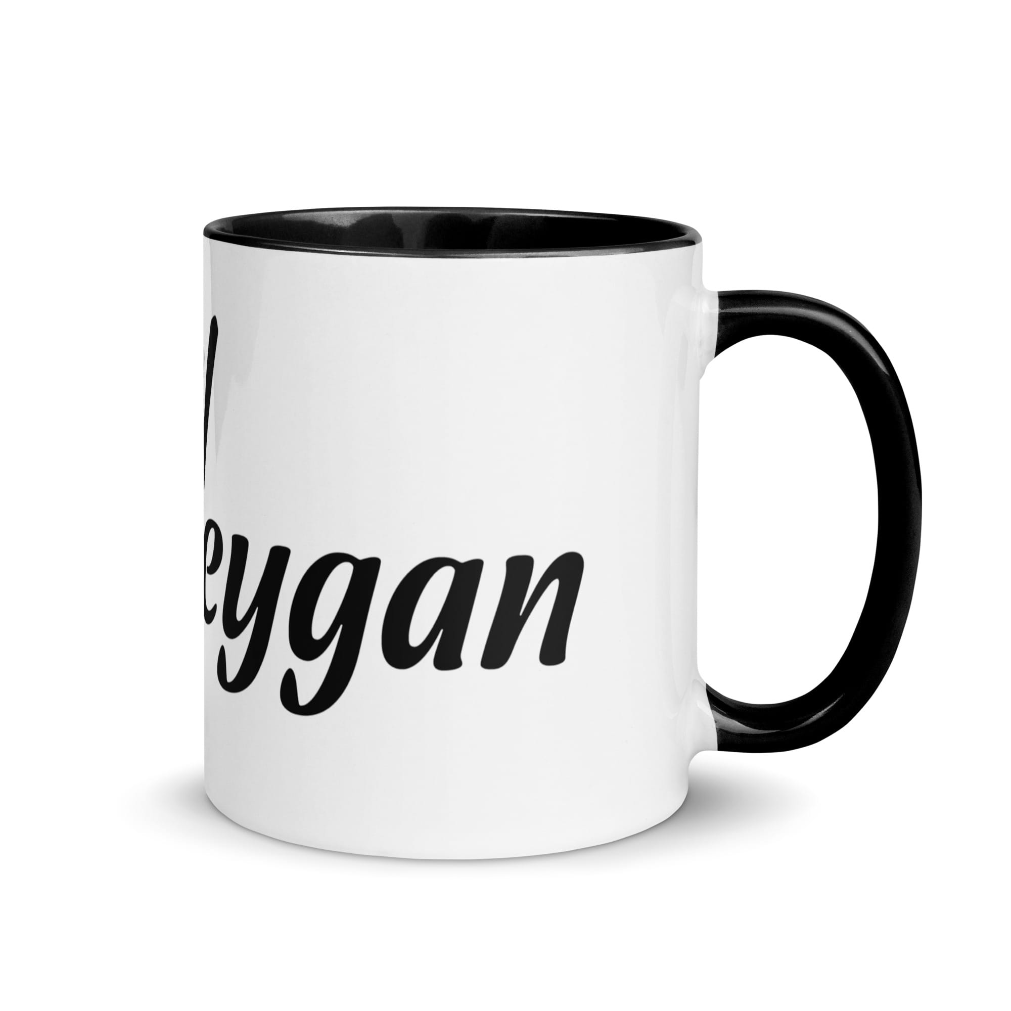 #teamwhooleygan Mug with Color Inside - Image 2
