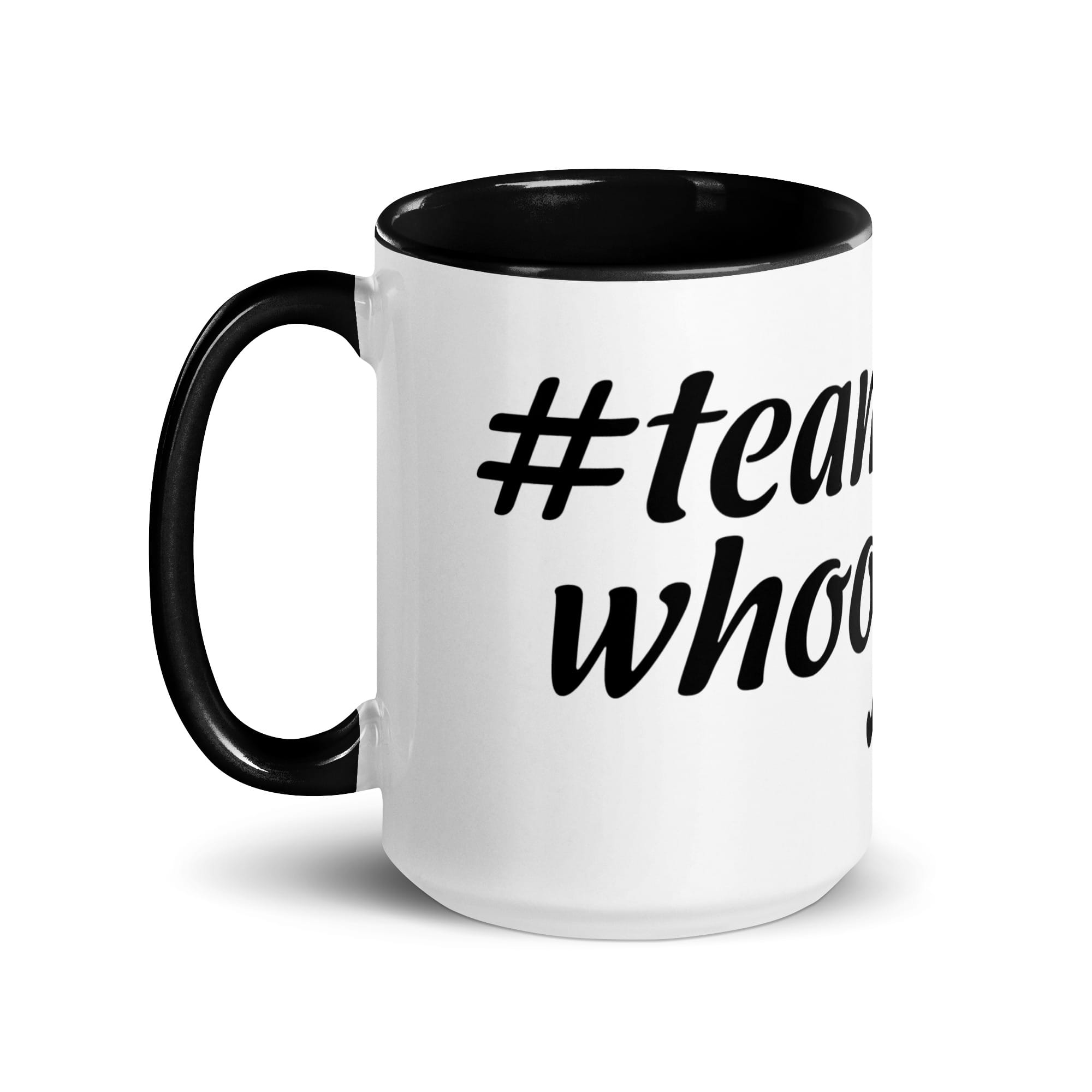 #teamwhooleygan Mug with Color Inside - Image 7