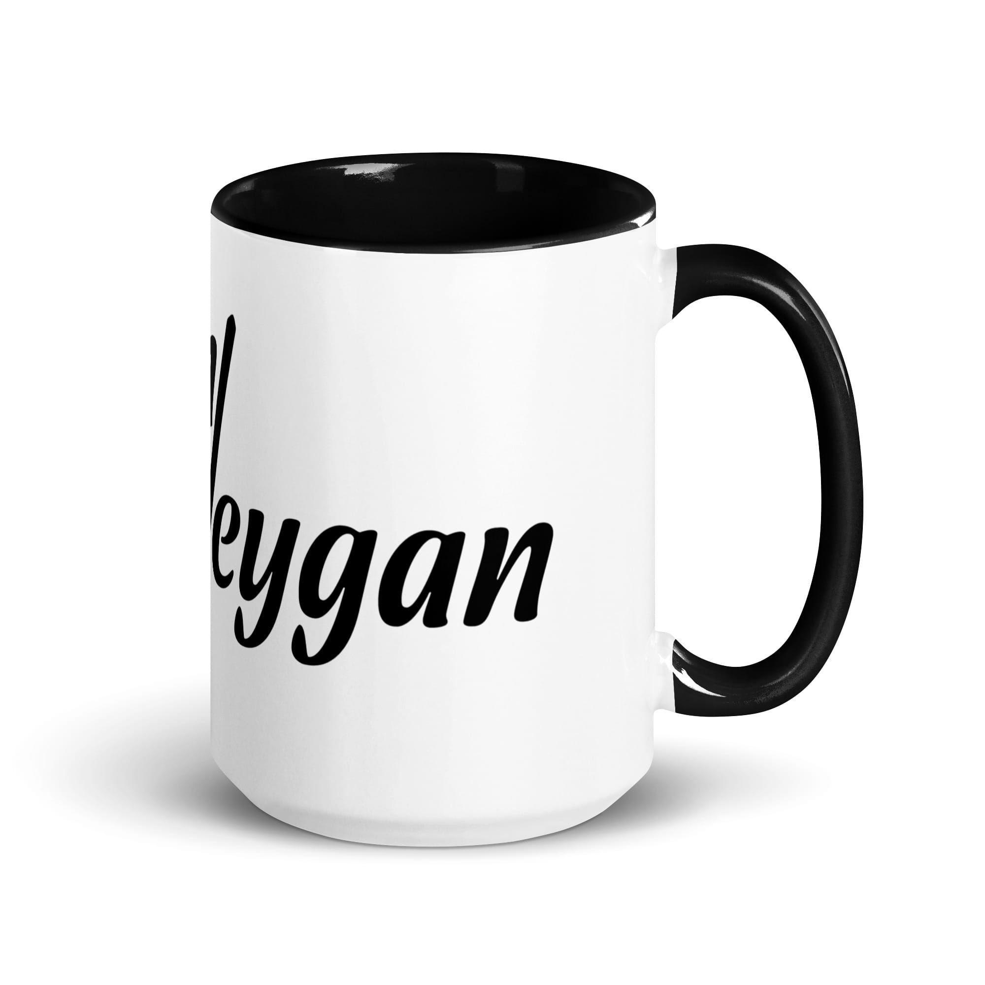 #teamwhooleygan Mug with Color Inside - Image 5