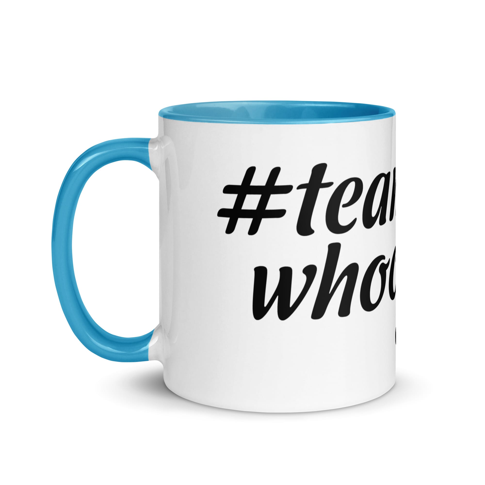 #teamwhooleygan Mug with Color Inside - Image 30