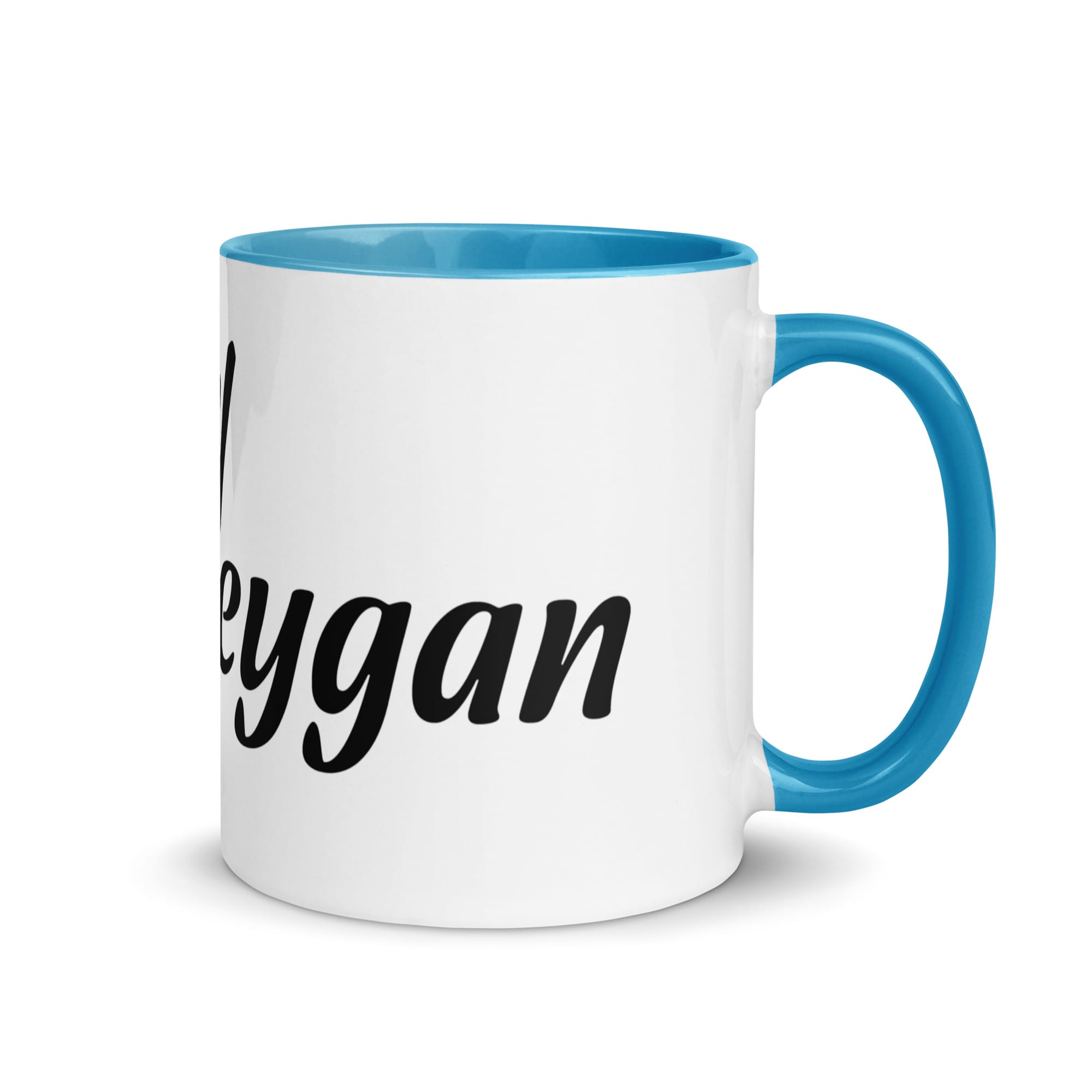 #teamwhooleygan Mug with Color Inside - Image 28