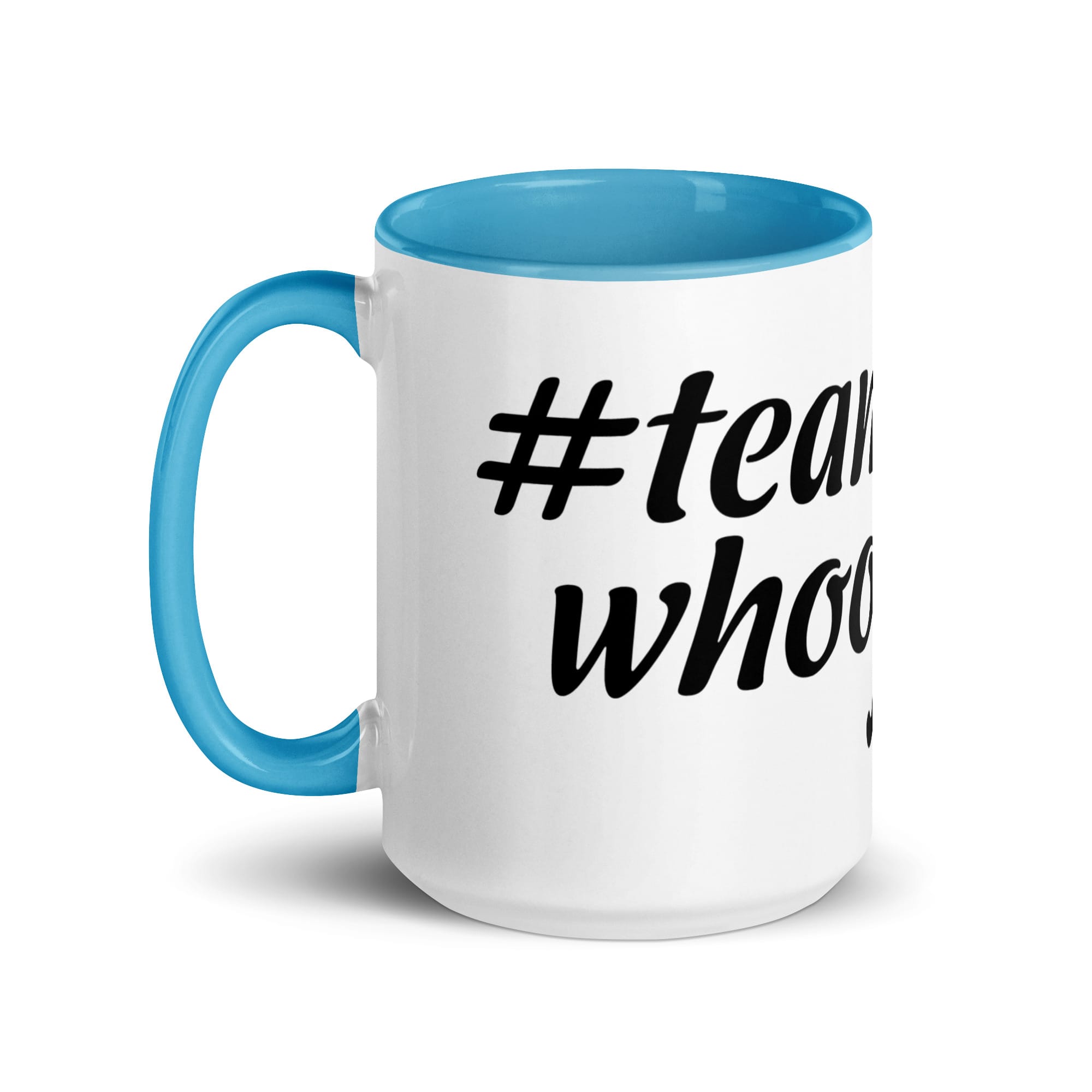 #teamwhooleygan Mug with Color Inside - Image 33