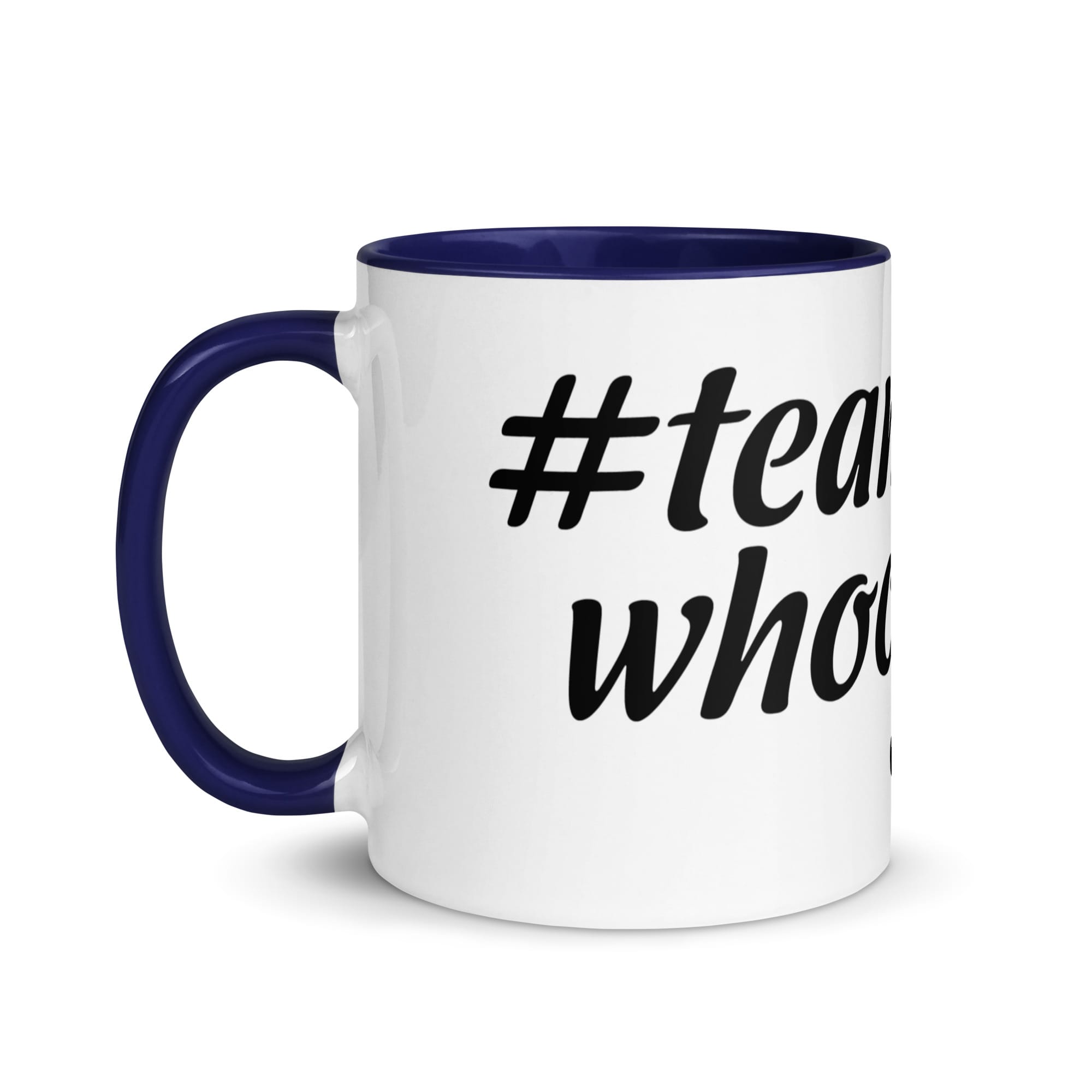 #teamwhooleygan Mug with Color Inside - Image 10
