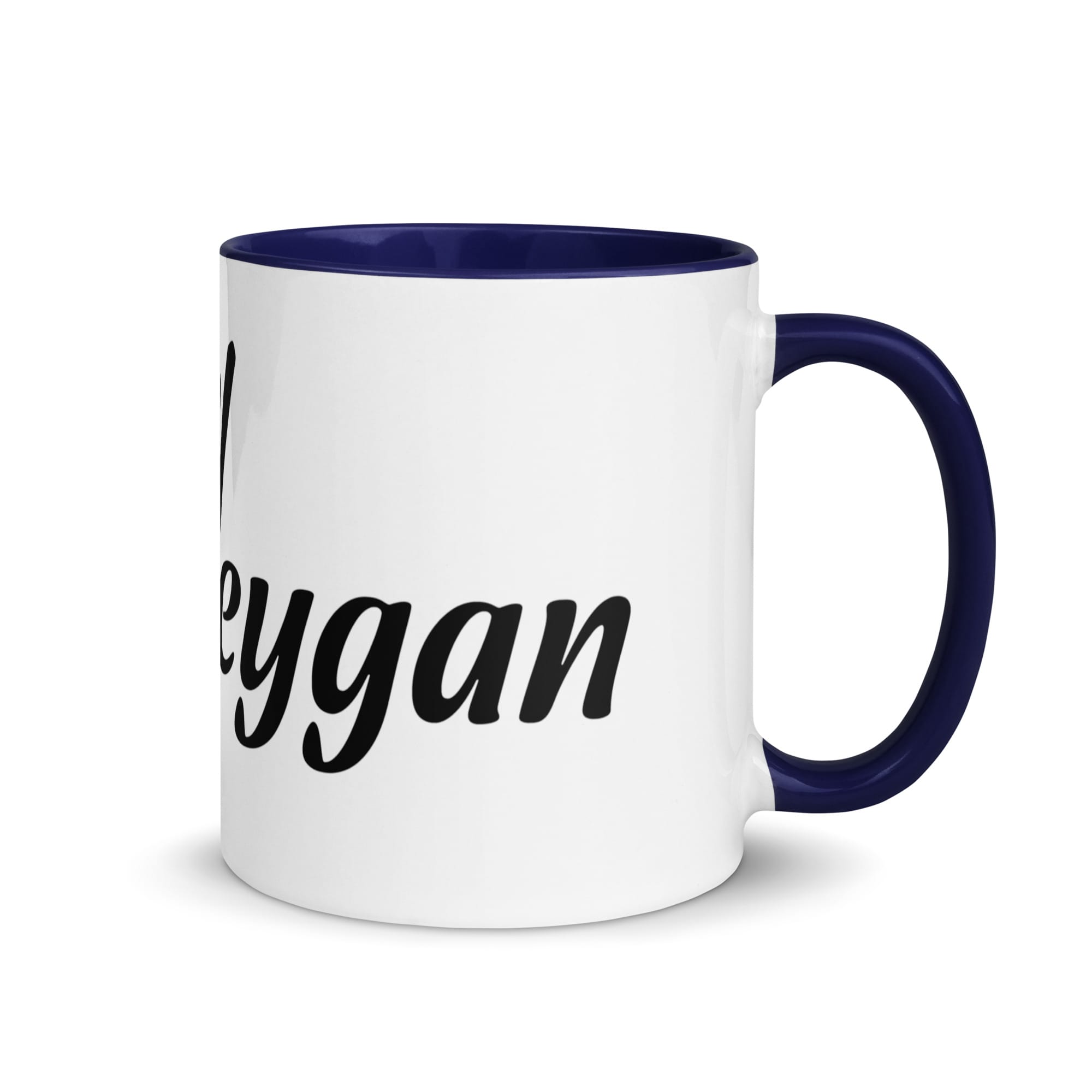 #teamwhooleygan Mug with Color Inside - Image 8
