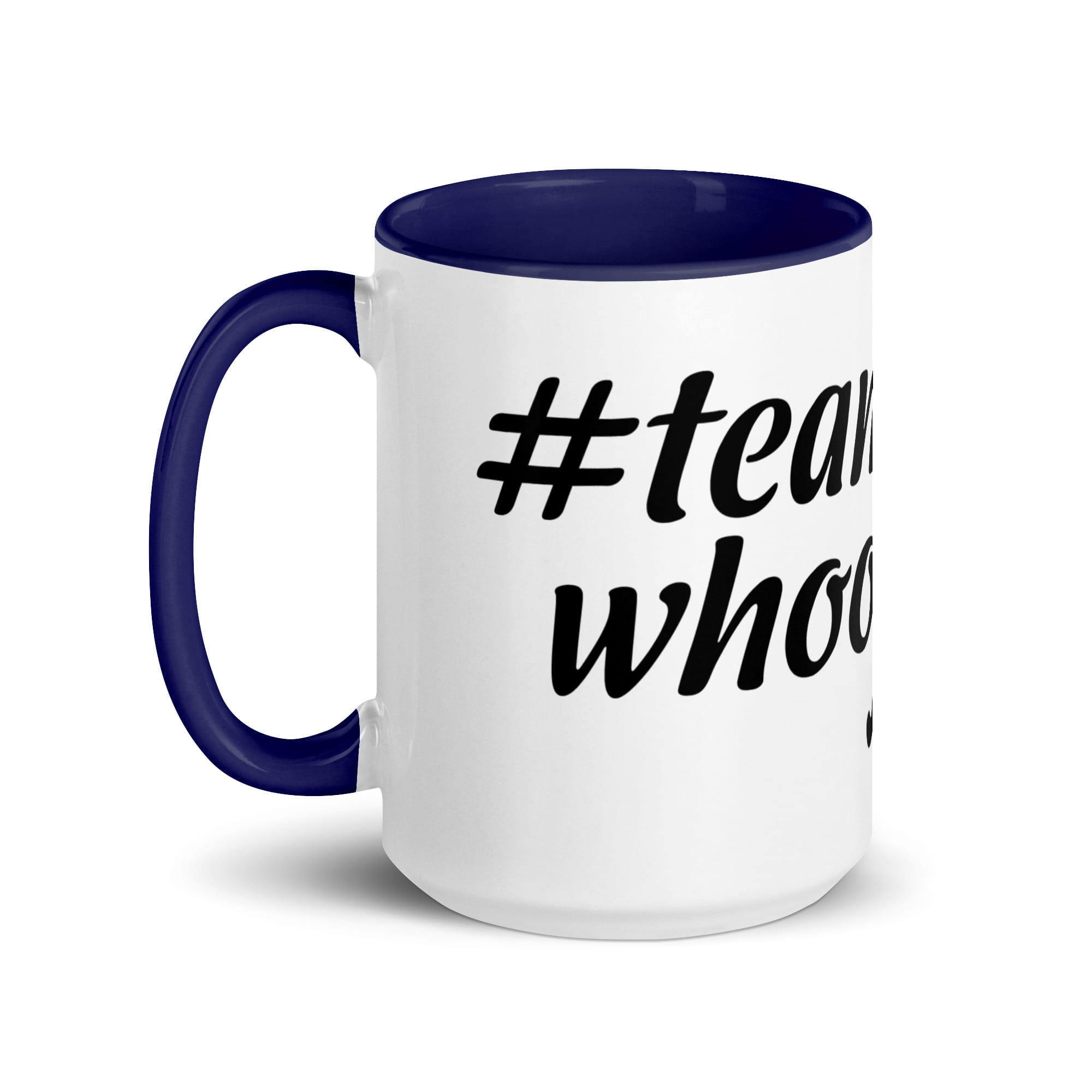 #teamwhooleygan Mug with Color Inside