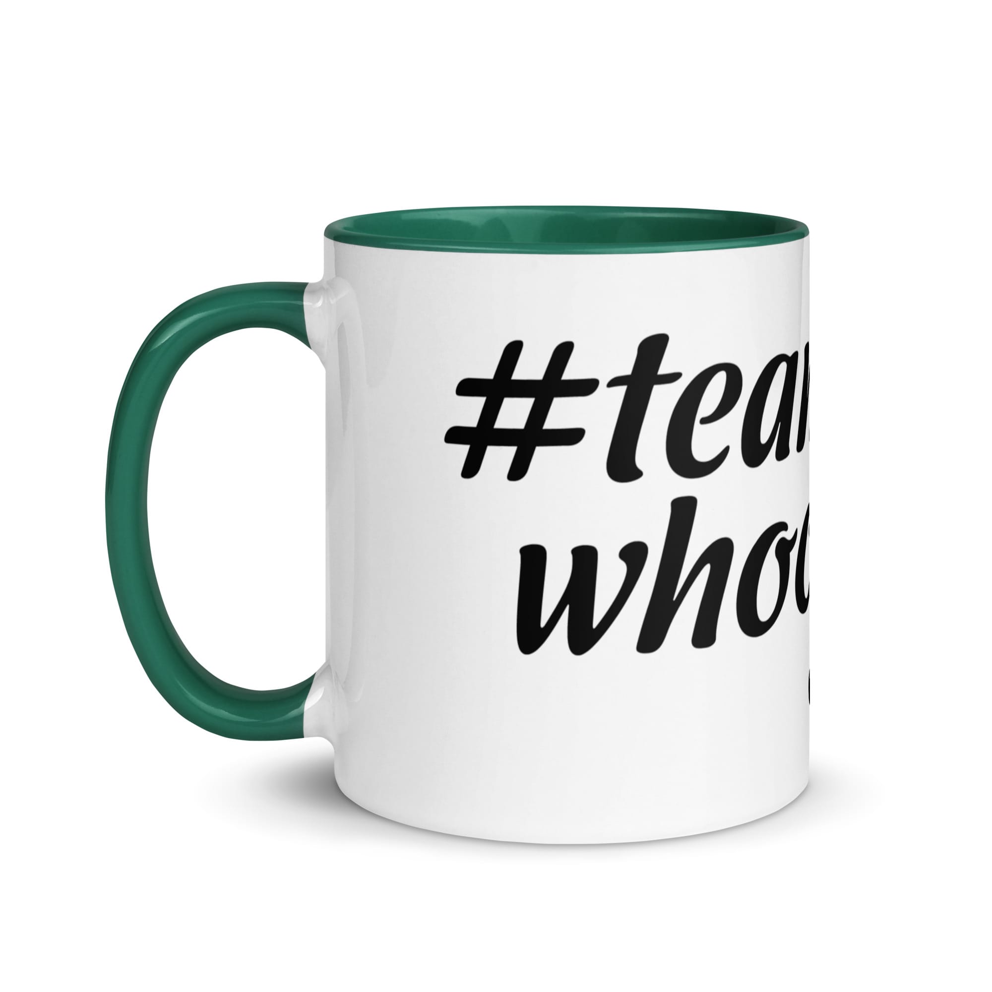 #teamwhooleygan Mug with Color Inside - Image 21