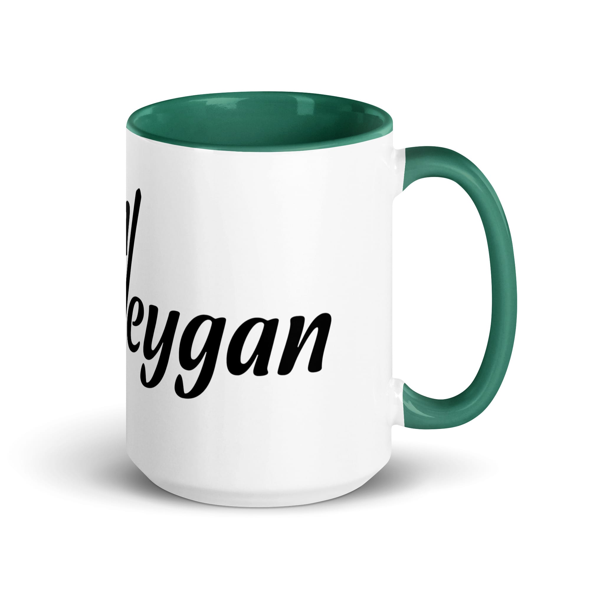 #teamwhooleygan Mug with Color Inside - Image 22
