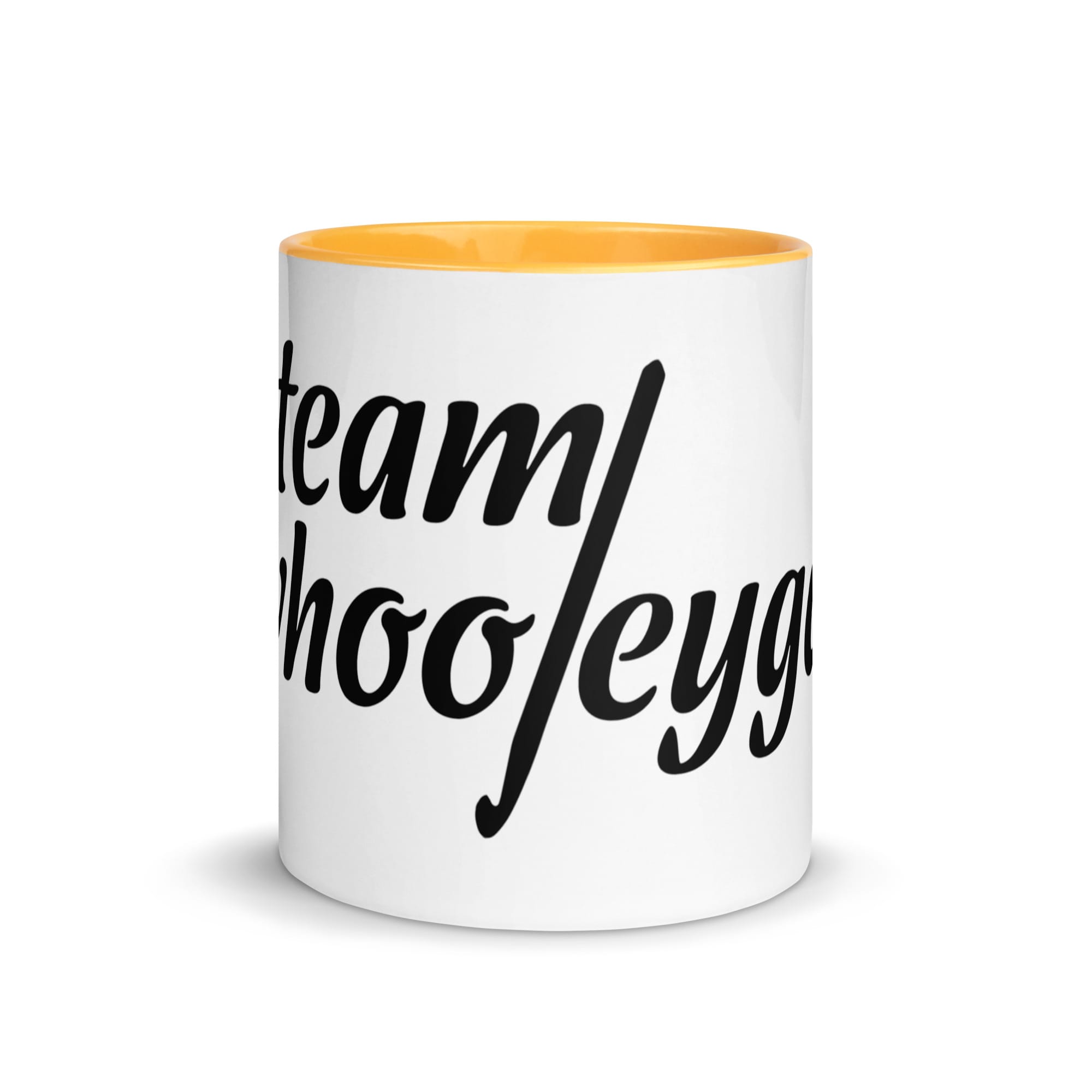 #teamwhooleygan Mug with Color Inside - Image 41