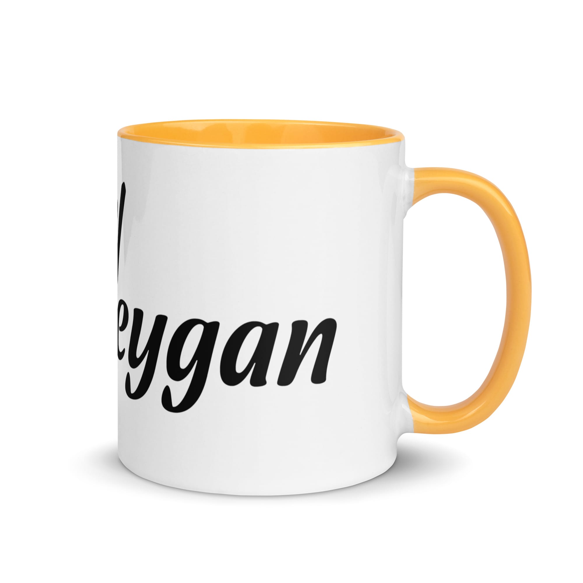 #teamwhooleygan Mug with Color Inside - Image 40