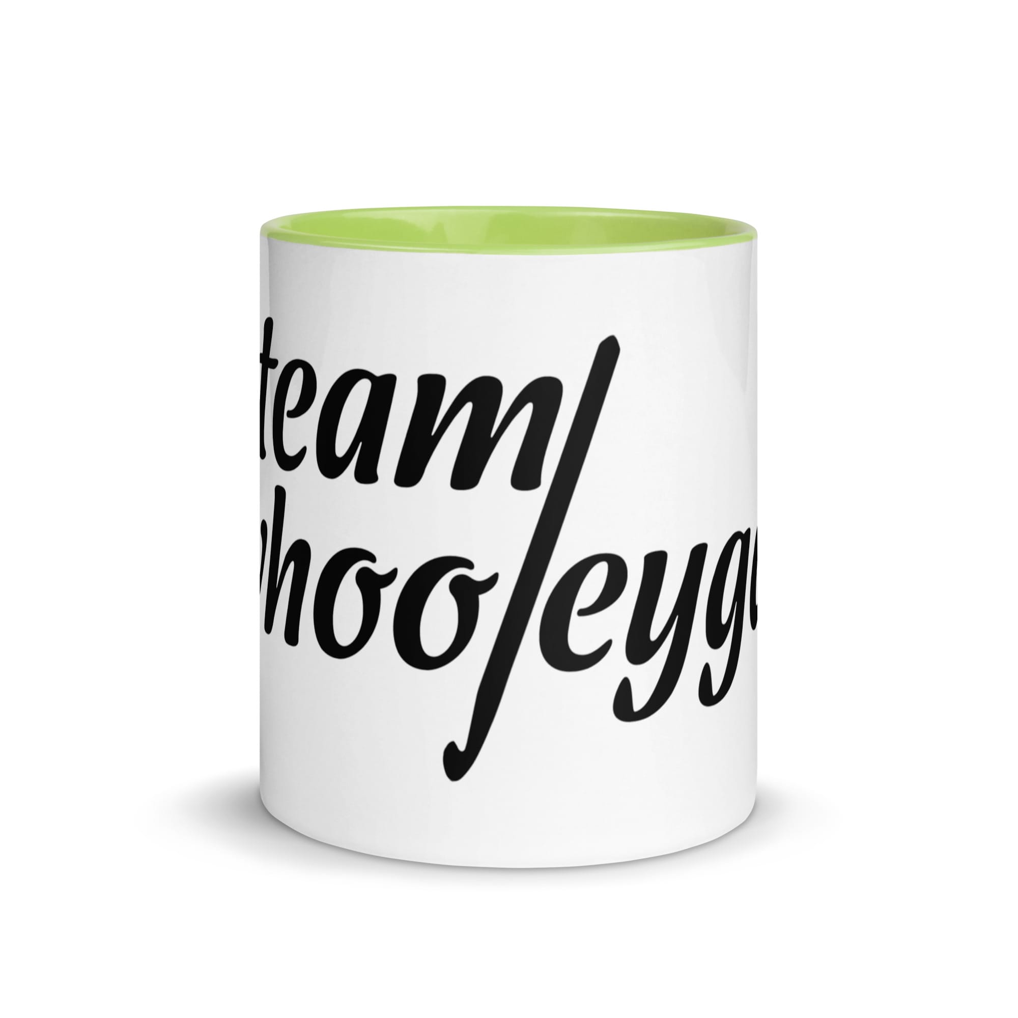 #teamwhooleygan Mug with Color Inside - Image 44