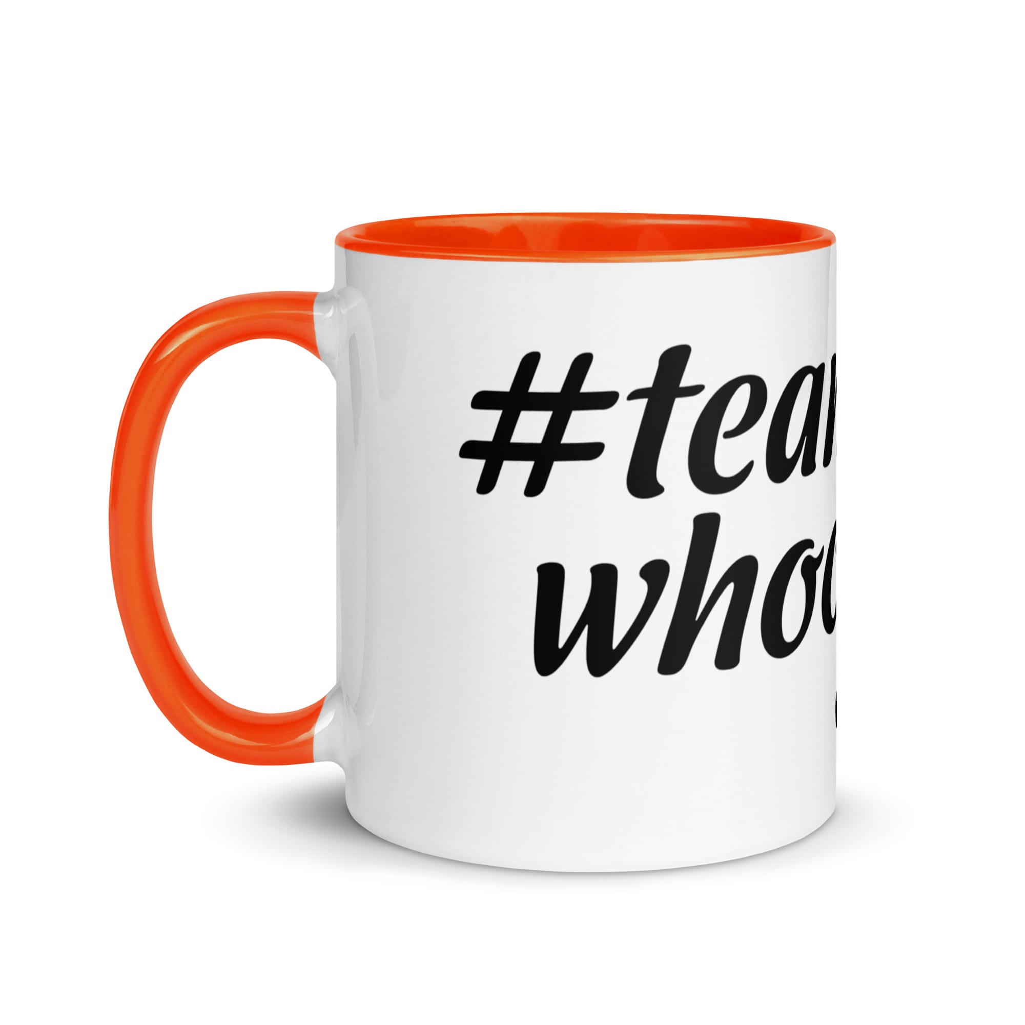 #teamwhooleygan Mug with Color Inside - Image 27