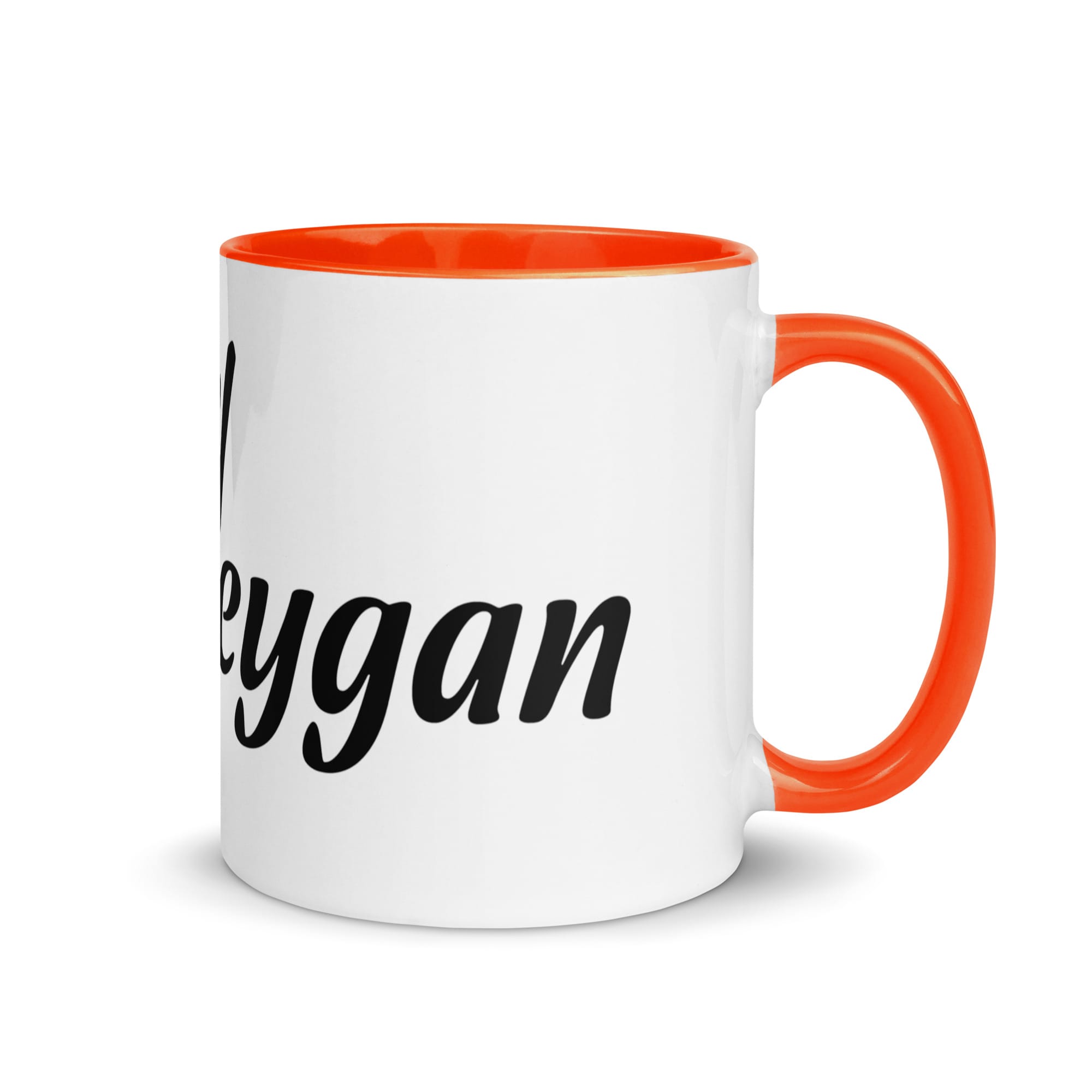 #teamwhooleygan Mug with Color Inside - Image 25