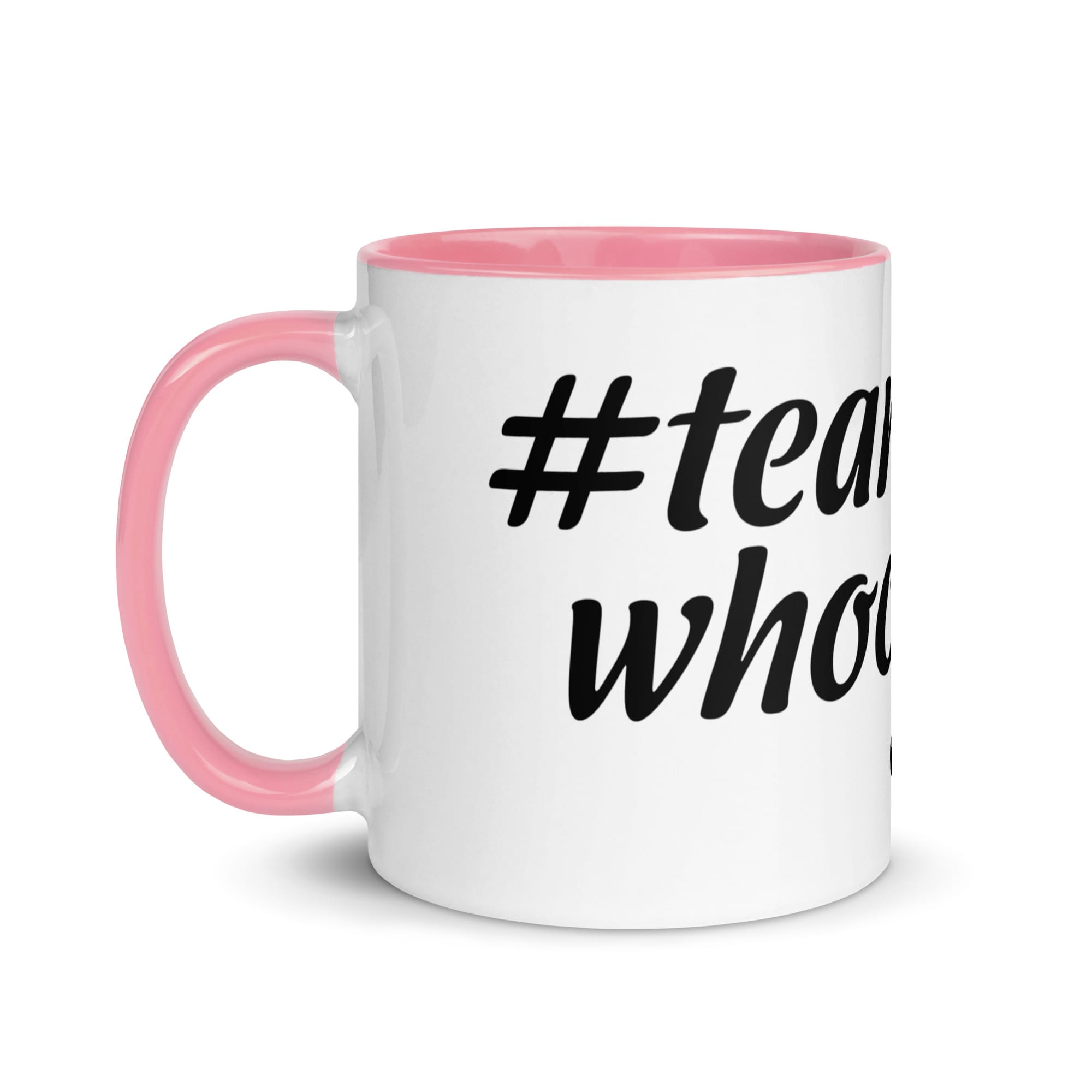 #teamwhooleygan Mug with Color Inside - Image 36
