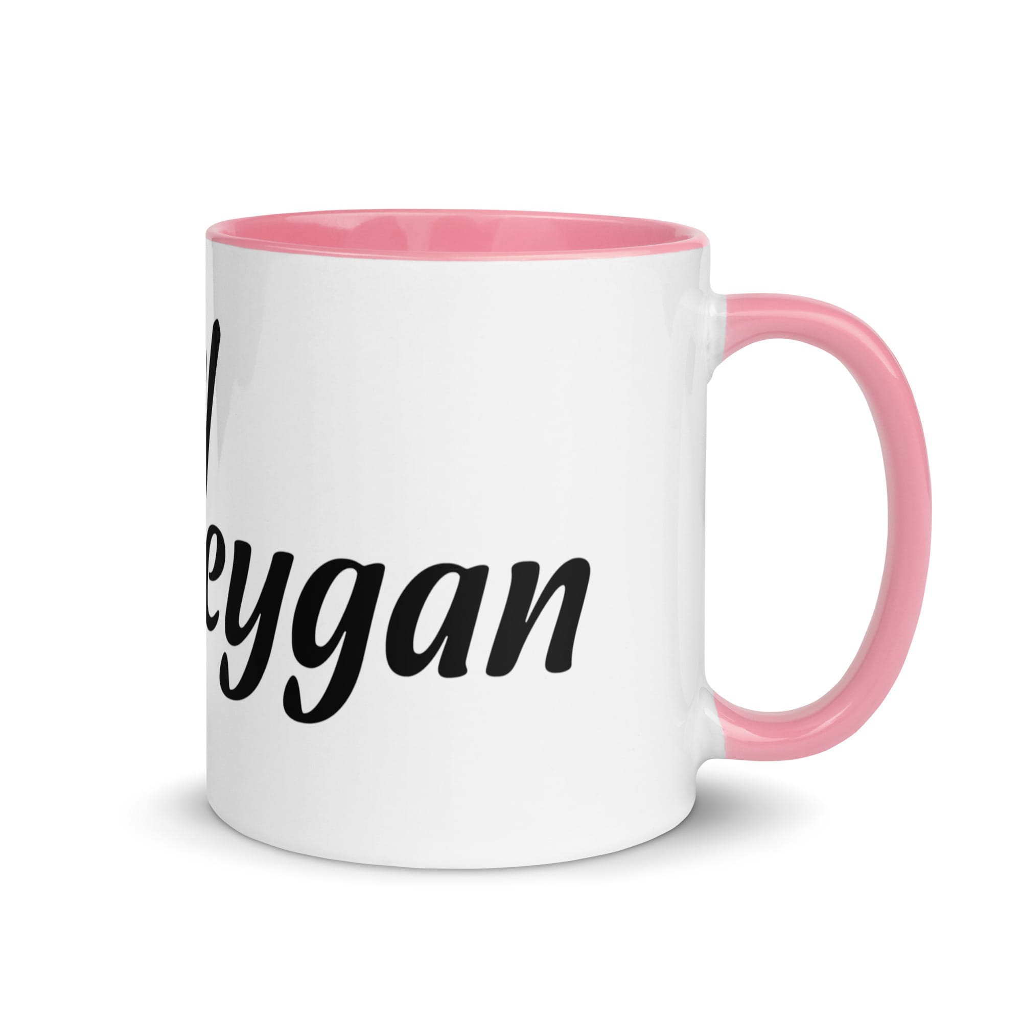 #teamwhooleygan Mug with Color Inside - Image 34