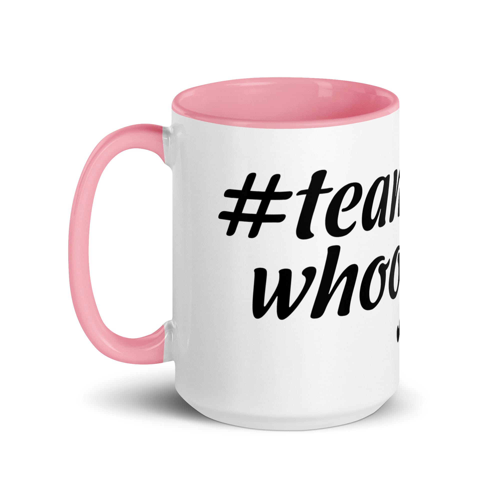 #teamwhooleygan Mug with Color Inside - Image 39