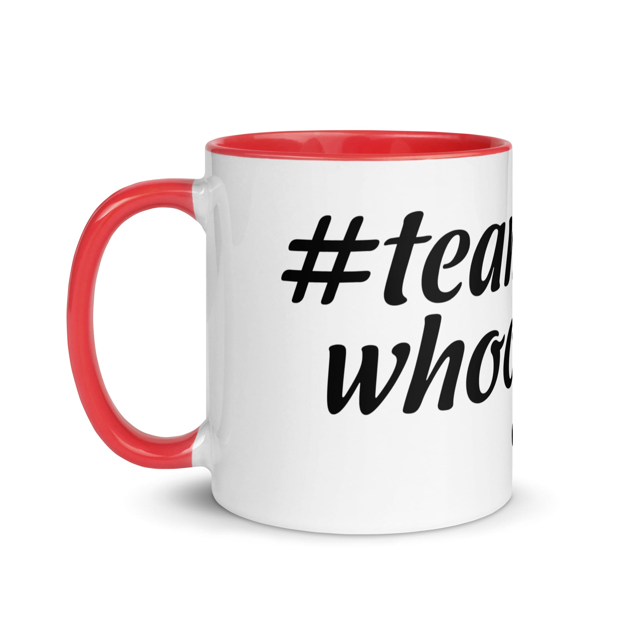 #teamwhooleygan Mug with Color Inside - Image 15