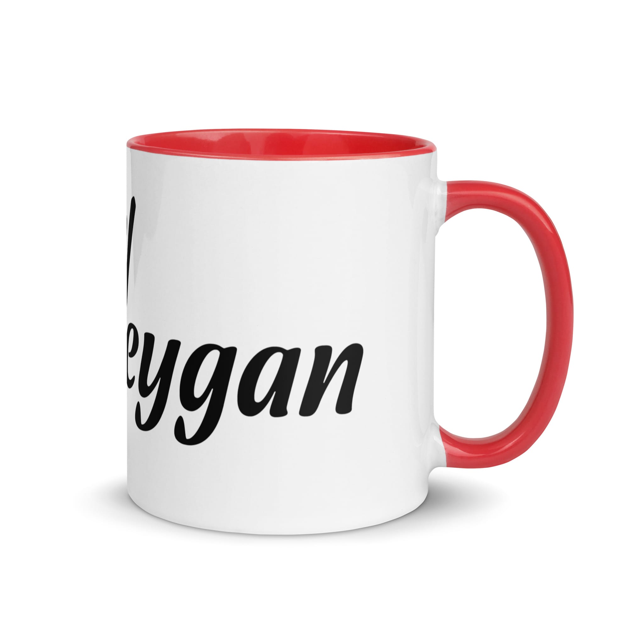 #teamwhooleygan Mug with Color Inside - Image 13