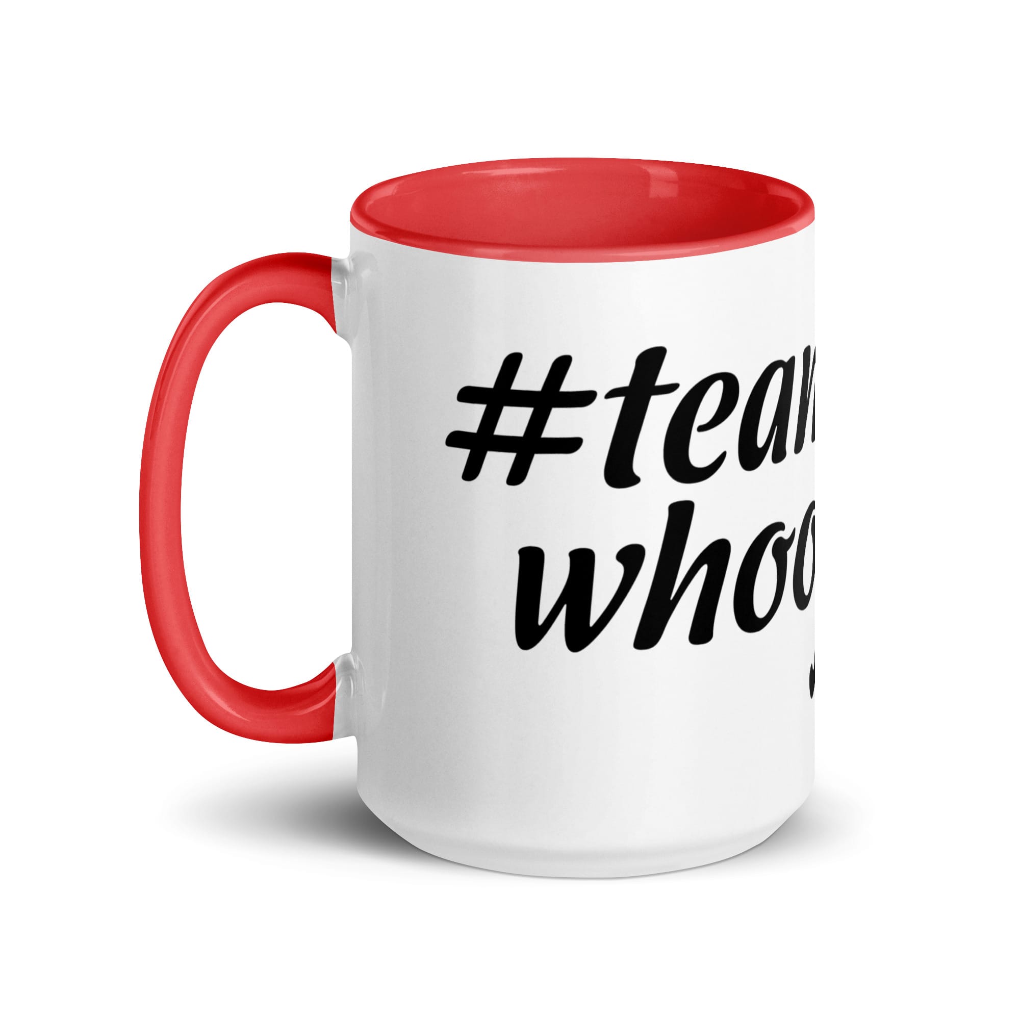 #teamwhooleygan Mug with Color Inside - Image 18