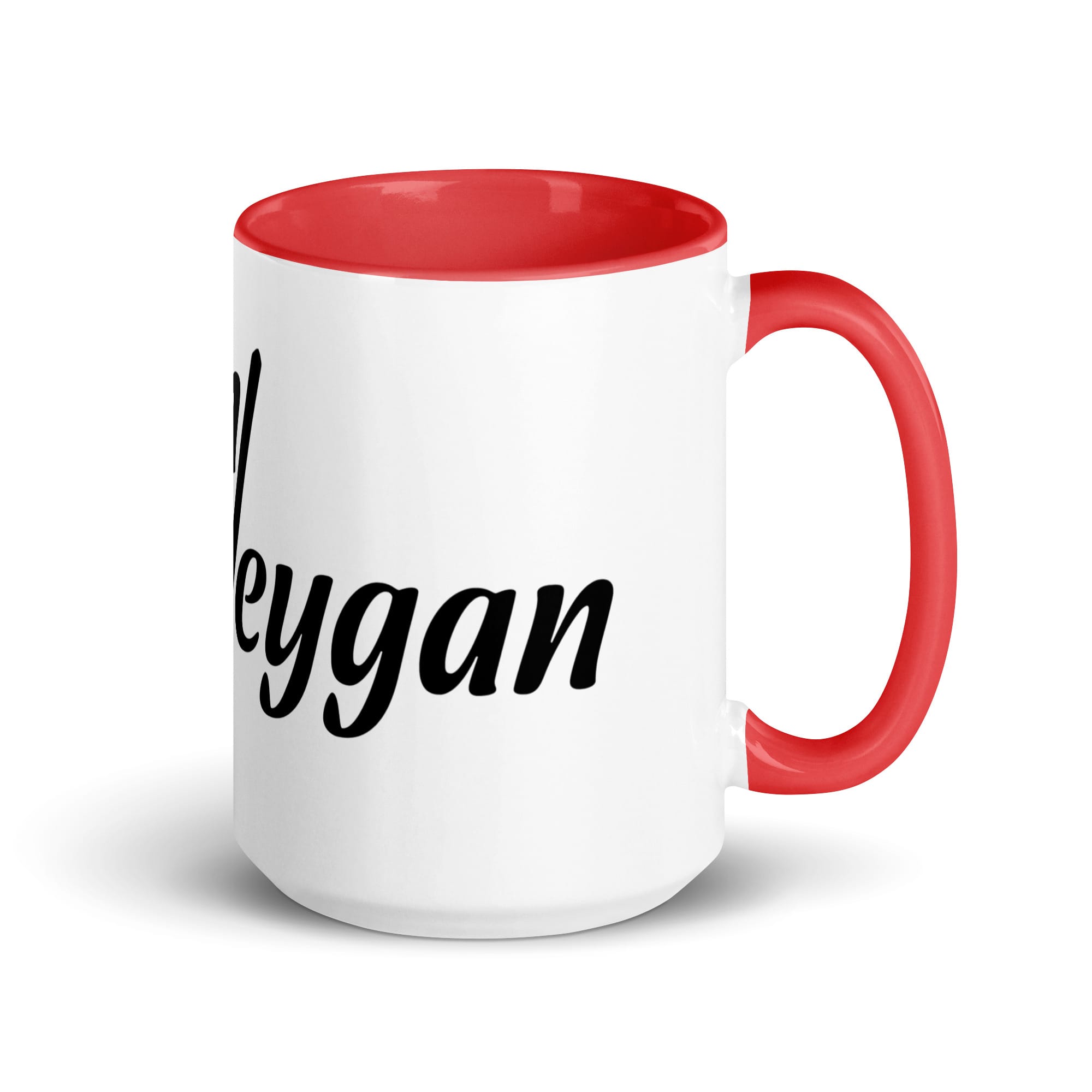 #teamwhooleygan Mug with Color Inside - Image 16