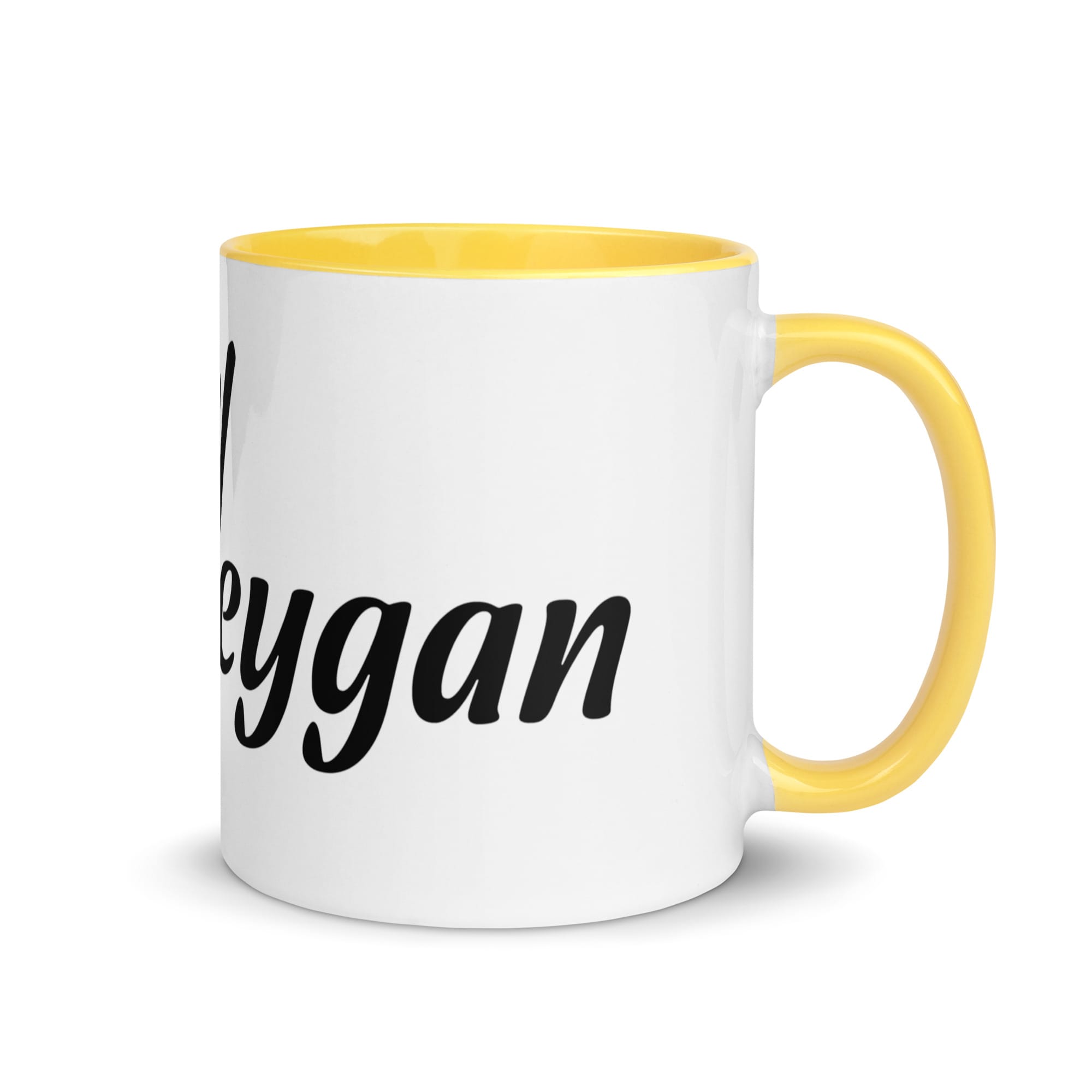 #teamwhooleygan Mug with Color Inside - Image 46